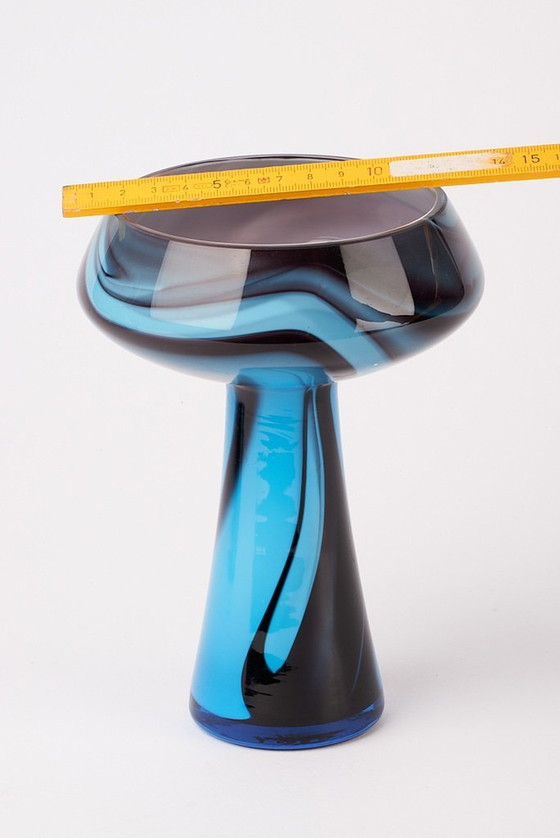 Image 1 of Vaso vintage in vetro opalino Carlo Moretti, anni '70