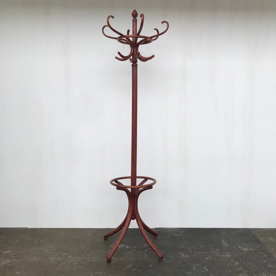 Image 1 of Standing Coat Stand Of Curved Wood