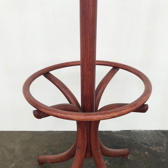 Image 1 of Standing Coat Stand Of Curved Wood