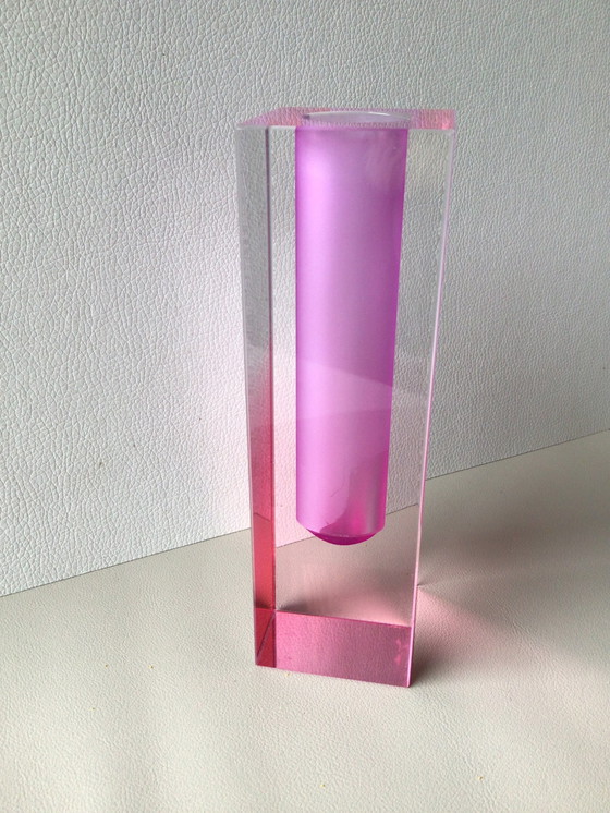 Image 1 of 3-D Vase Of Perspex