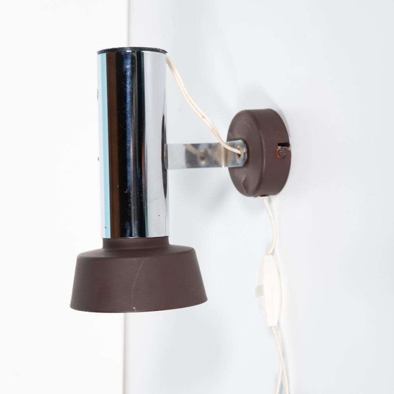 Image 1 of Faretto da parete/soffitto dal design vintage anni '60, cromato stile spaziale