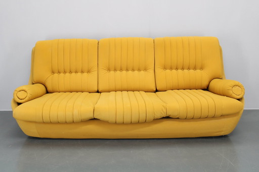 1970S Exclusive Rare Space Age 3-Seater Sofa ,Czechoslovakia