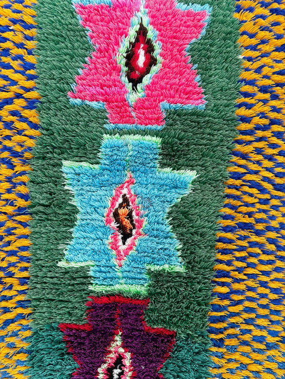 Image 1 of Superbe tapis berbère marocain vert