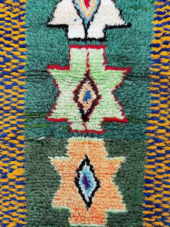 Image 1 of Superbe tapis berbère marocain vert