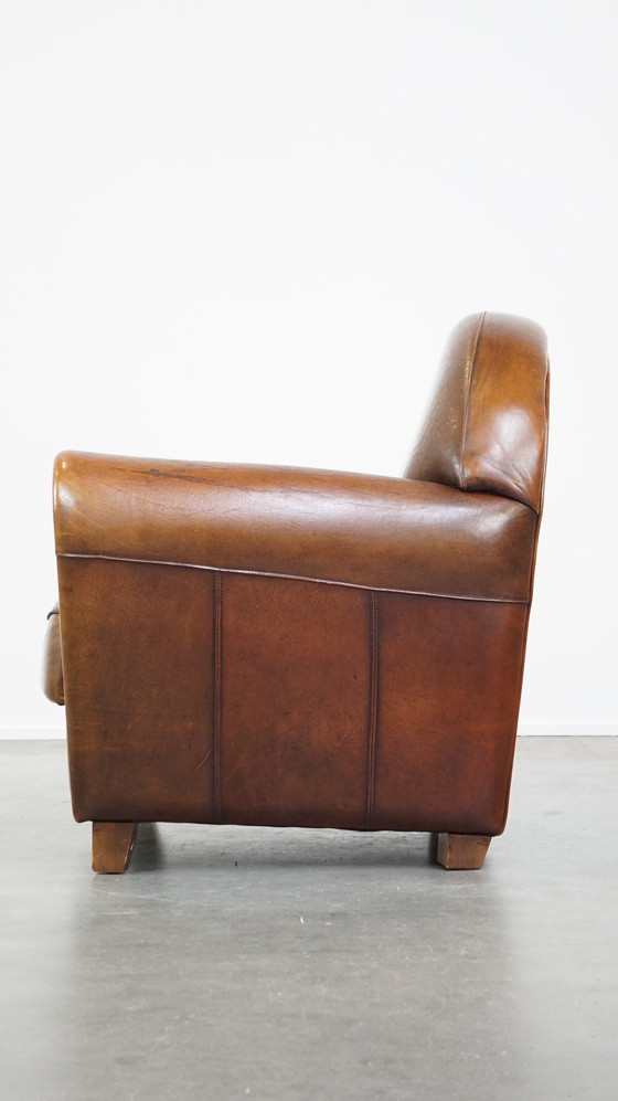 Image 1 of Large Sheep Leather Design Armchair