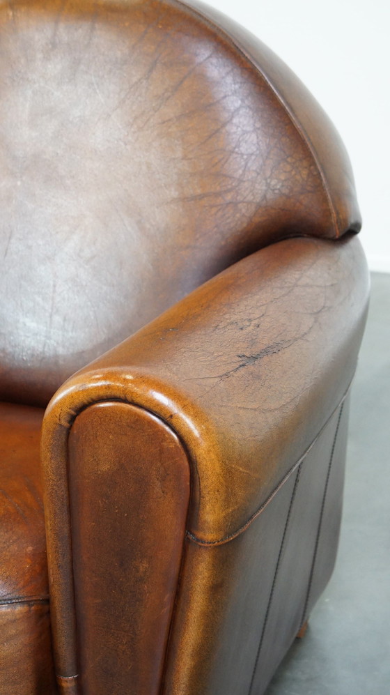 Image 1 of Large Sheep Leather Design Armchair