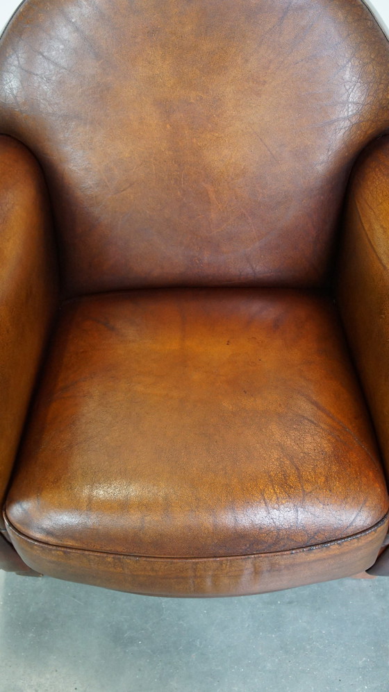 Image 1 of Large Sheep Leather Design Armchair