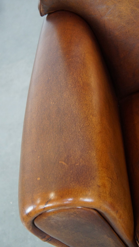 Image 1 of Large Sheep Leather Design Armchair