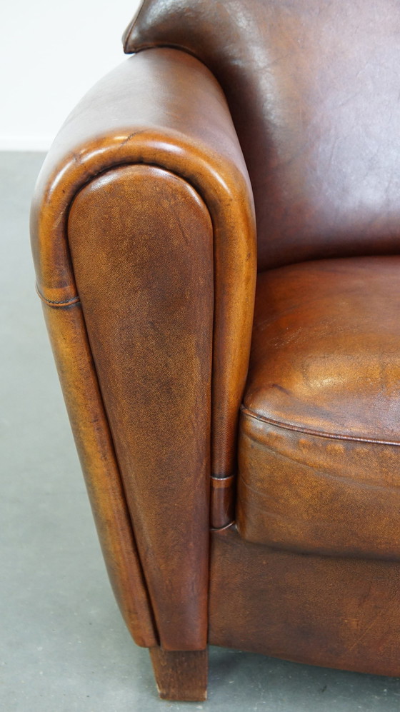 Image 1 of Large Sheep Leather Design Armchair