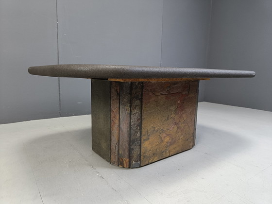 Image 1 of Brutalist Coffee Table, 1980S