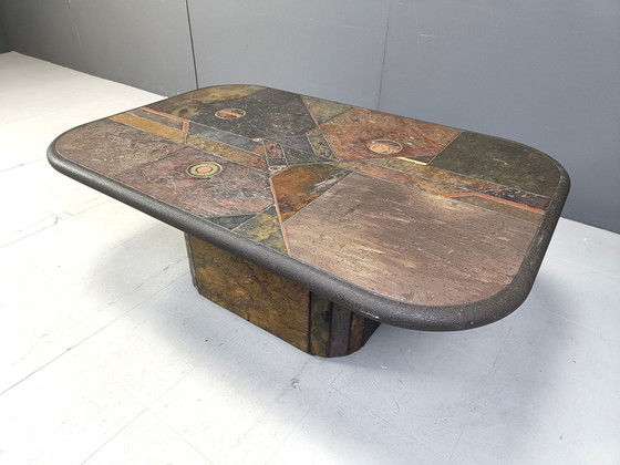 Image 1 of Brutalist Coffee Table, 1980S