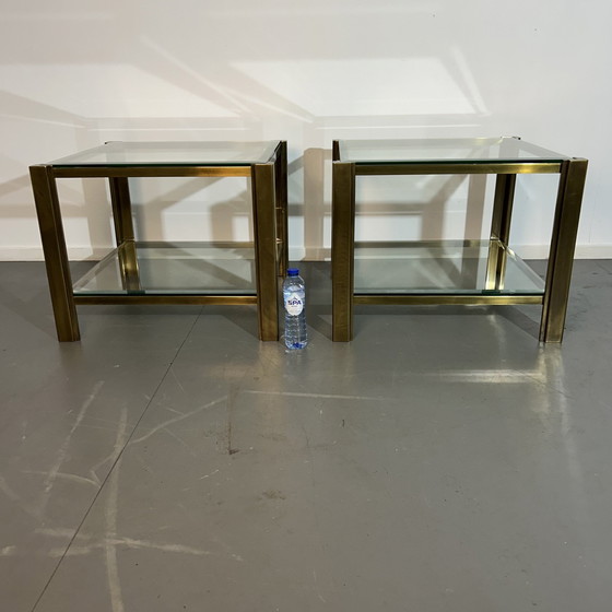 Image 1 of Bronze Set of Side Tables '1990'