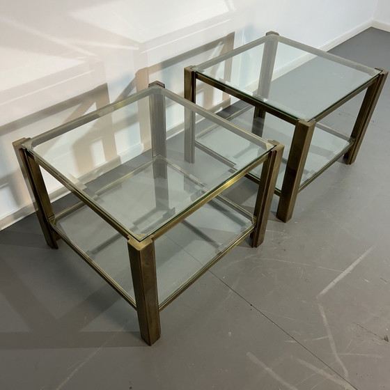 Image 1 of Bronze Set of Side Tables '1990'