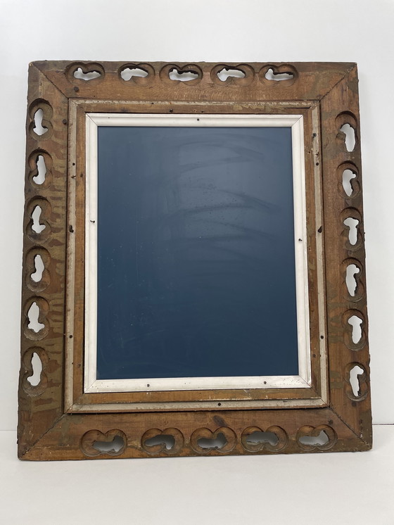 Image 1 of Miroir rococo cadre or antique