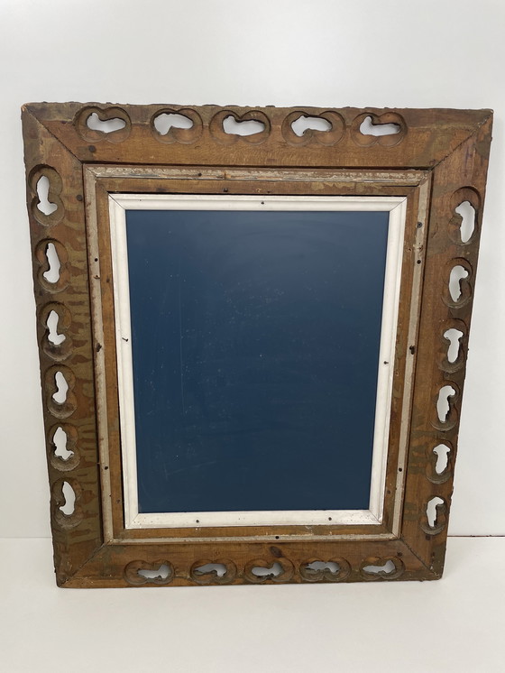 Image 1 of Miroir rococo cadre or antique