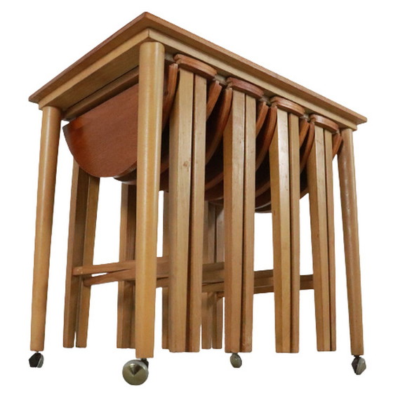 Image 1 of 5x Paul Hundevad Nesting tables