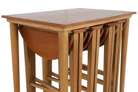 Image 1 of 5x Paul Hundevad Nesting tables