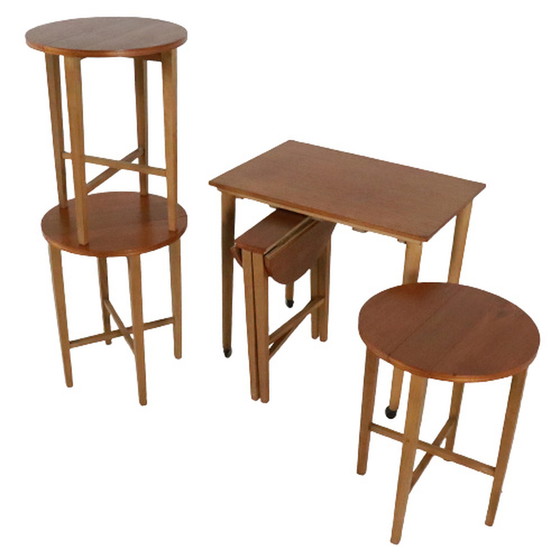 Image 1 of 5x Paul Hundevad Nesting tables