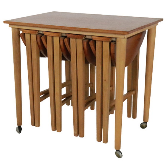 Image 1 of 5x Paul Hundevad Nesting tables