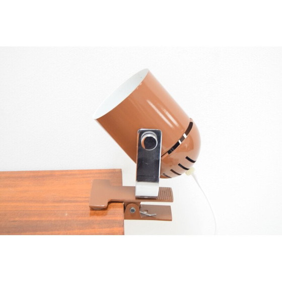 Image 1 of Lampada da tavolo vintage orientabile in metallo laccato cromato, Cecoslovacchia 1970