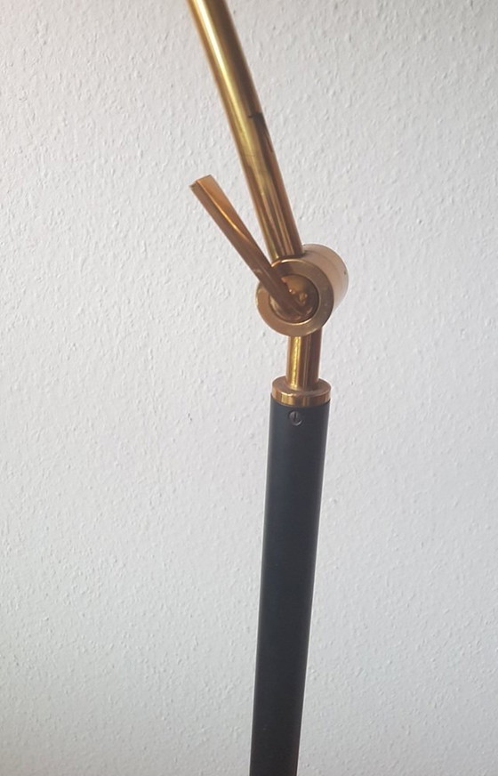 Image 1 of Lámpara de pie con pantalla de cristal acrílico de Stilux Milano, década de 1960