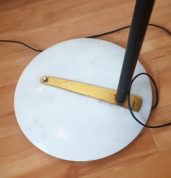 Image 1 of Lámpara de pie con pantalla de cristal acrílico de Stilux Milano, década de 1960