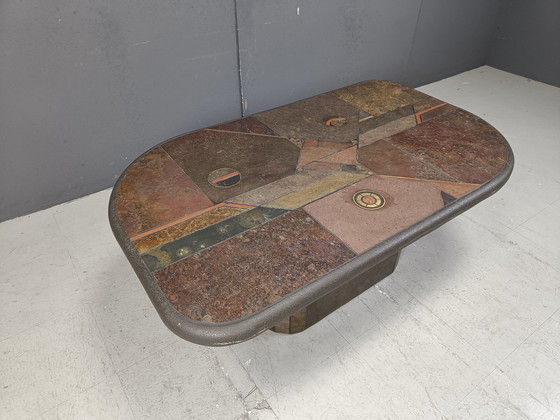 Image 1 of Paul Kingma Style Coffee Table, 1970S