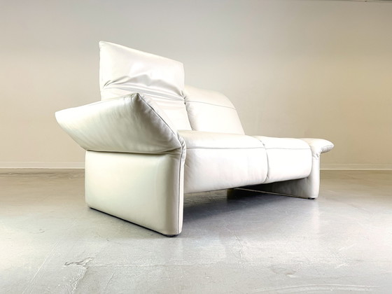 Image 1 of Koinor Sofa Elena Couch Two-Seater Leather White Design