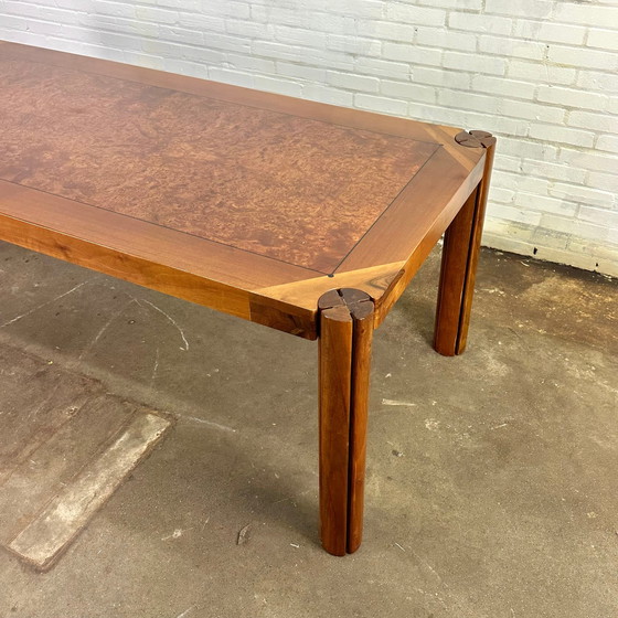 Image 1 of Table de salle à manger vintage italienne en bois de racine par Borghi