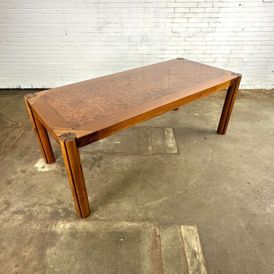 Image 1 of Table de salle à manger vintage italienne en bois de racine par Borghi