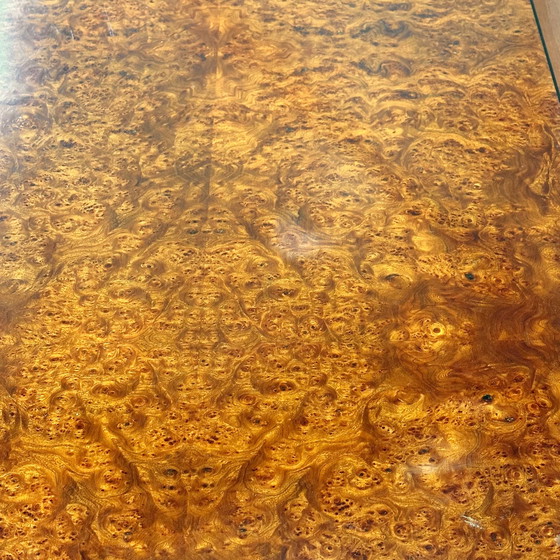 Image 1 of Table de salle à manger vintage italienne en bois de racine par Borghi