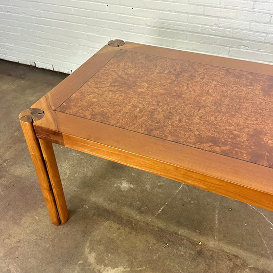 Image 1 of Table de salle à manger vintage italienne en bois de racine par Borghi