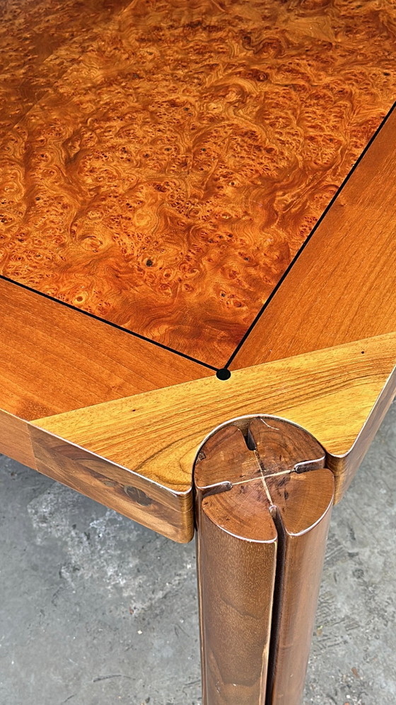 Image 1 of Table de salle à manger vintage italienne en bois de racine par Borghi