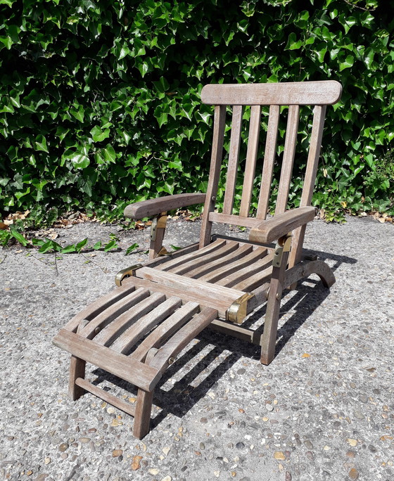 Image 1 of MAS Design children's hardwood deckchair