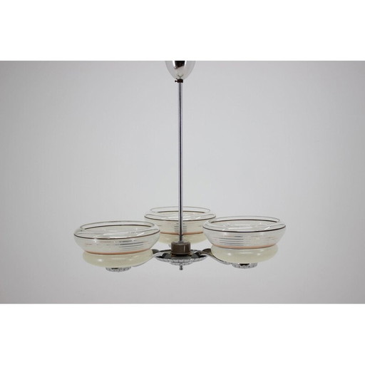 Vintage chandelier Zukov 1950s