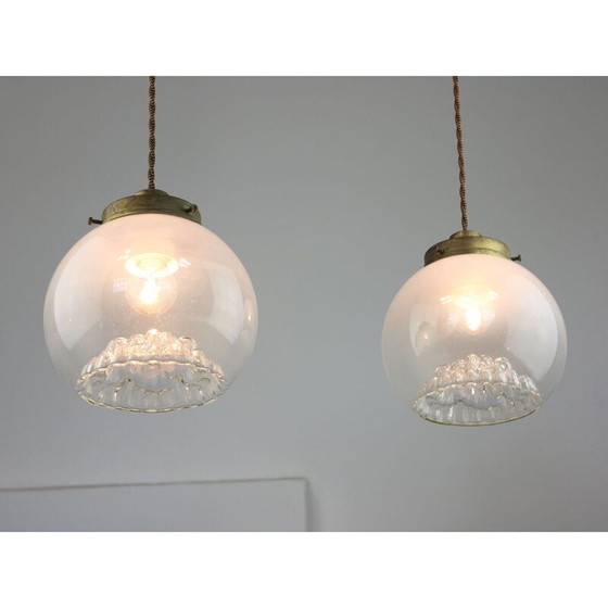 Image 1 of Lampada a sospensione vintage in vetro di Murano