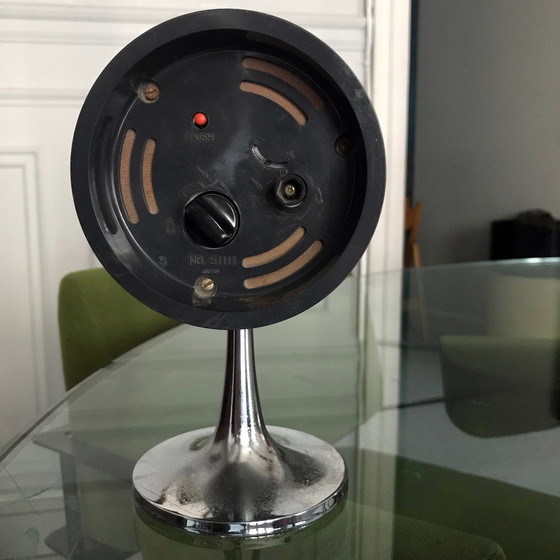 Image 1 of Vintage Alarm Clock - Rhythm 51111 - Japan - Space Age - 1970