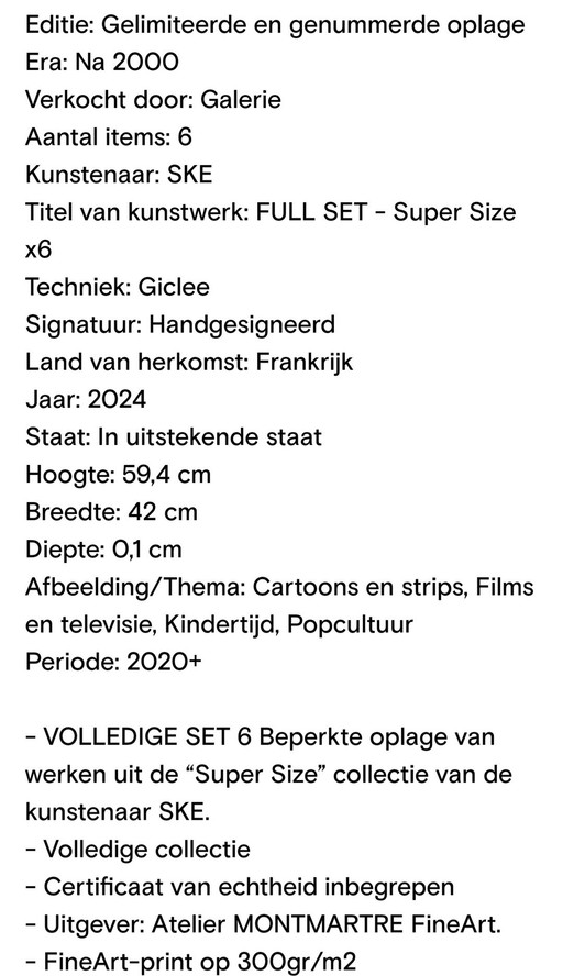 Ske - Volledige Set - Super Size X6