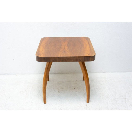 Image 1 of Vintage walnut spider table H-259 by Jindrich Halabala, Czechoslovakia 1950