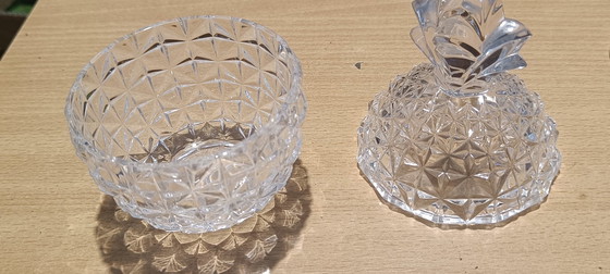 Image 1 of D'Arques Cristal Pineapple Candy Bonbon Bowl