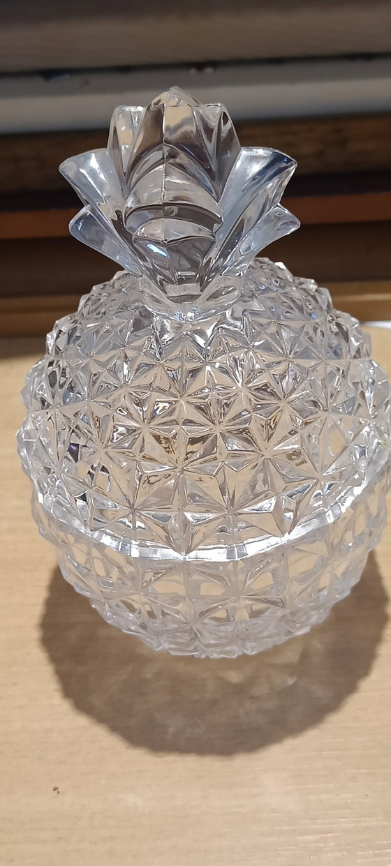 Image 1 of D'Arques Cristal Pineapple Candy Bonbon Bowl