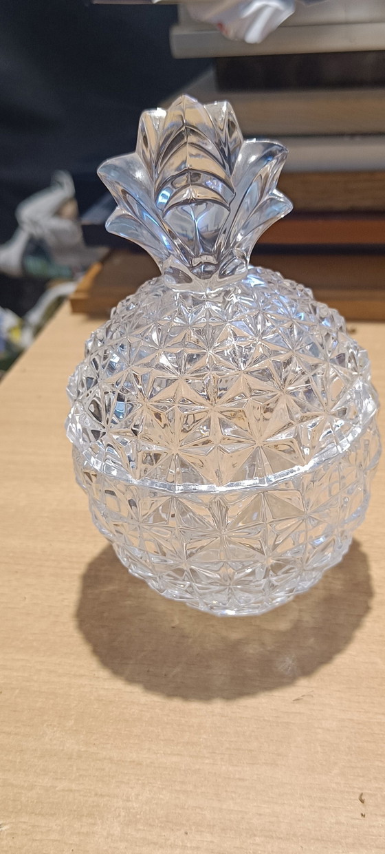 Image 1 of D'Arques Cristal Pineapple Candy Bonbon Bowl