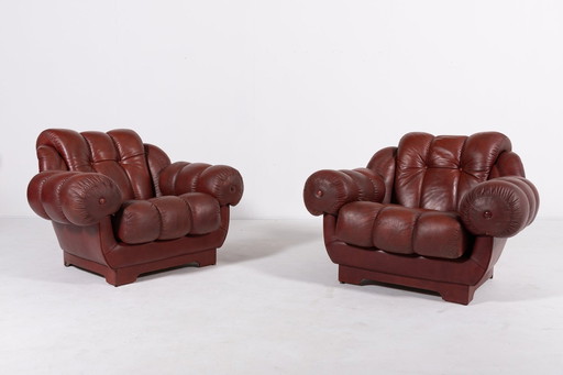 1970’s Vintage Italian design sculptural armchairs