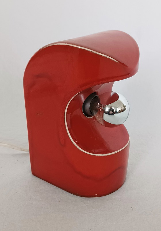 Image 1 of Space age ceramic table lamp 1970