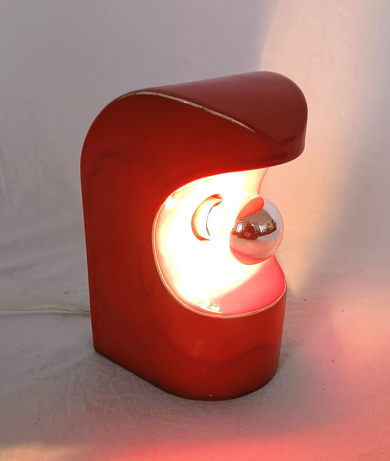 Image 1 of Space age ceramic table lamp 1970