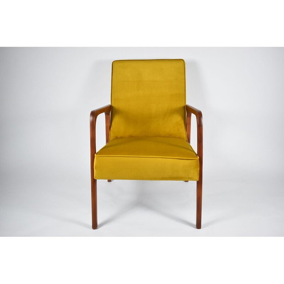 Image 1 of Poltrona vintage polacca b-04, velluto oro 1970