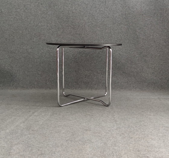 Image 1 of Tavolino da caffè Thonet B26 Bauhaus 1940 anni '40 e '50, design di metà secolo, loft, art déco, vintage, retrò. 