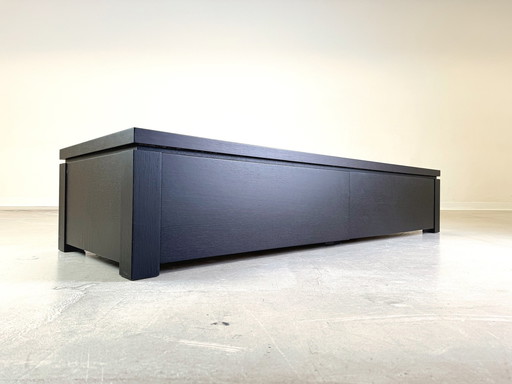 2X High quality modern sideboard lowboard chest of drawers dark