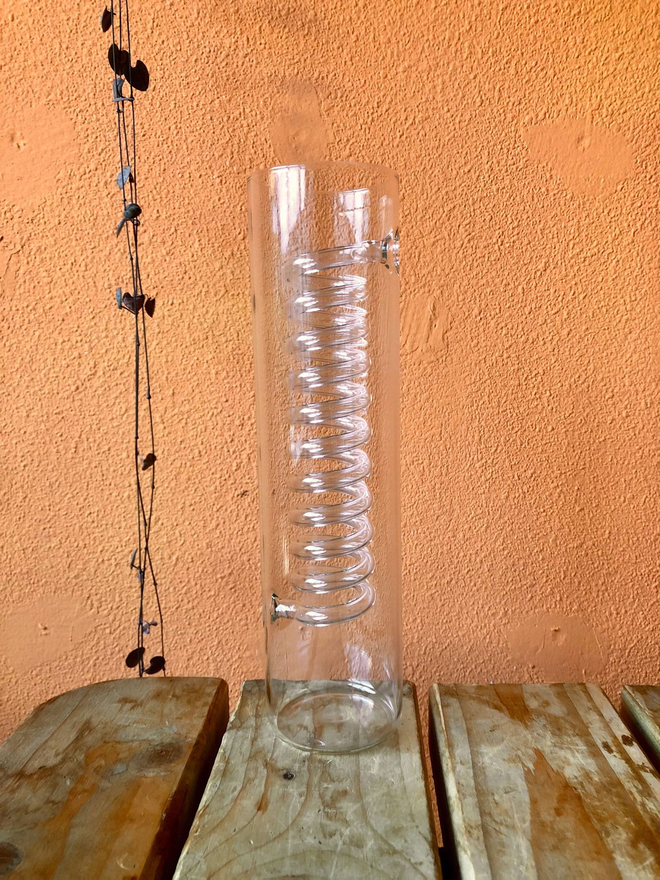 Vintage IKEA Ehlen Johansson bamboo spiral vase