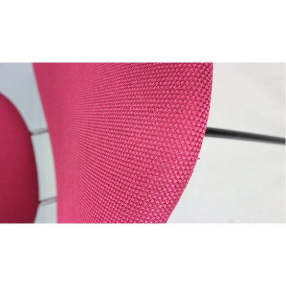 Image 1 of Vintage model 302 armchair in metal and purple fabric by W.H. Gispen for Kembo, 1950